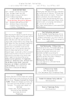 NEWSLETTER Mon 17th Nov 23rd Nov 2025