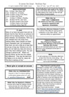 NEWSLETTER Mon 13th Oct 19th Oct 2025