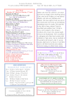 NEWSLETTER Mon 30th March Sun 5th April 2026